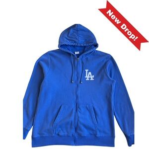 LOS ANGELES DODGERS Full Zip Sweater